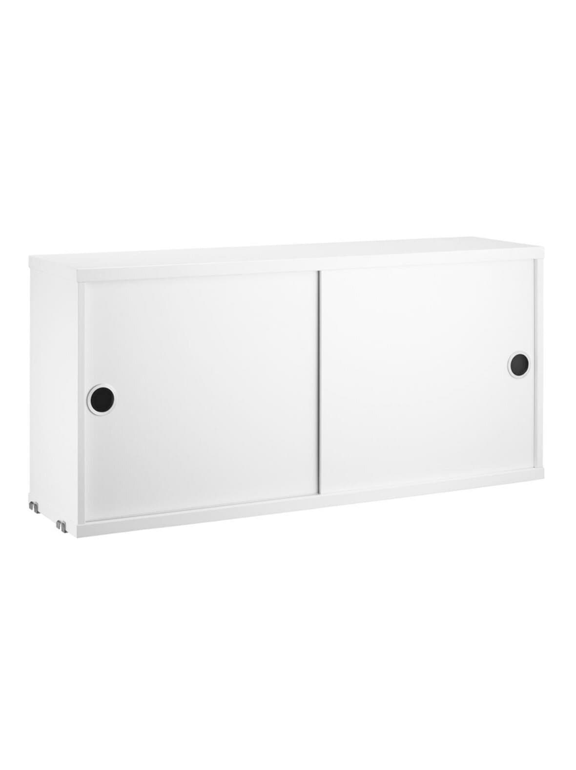 String system -kaappi valkoinen 78 x 20 cm – String Furniture