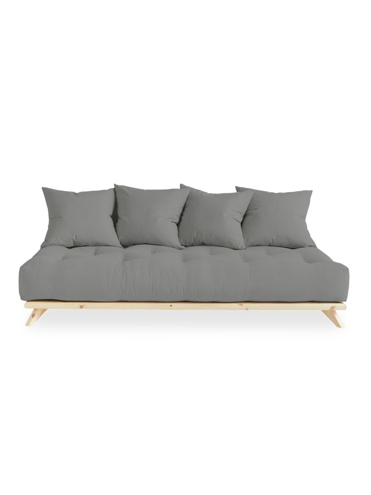 Senza-futonsohva grey/mänty – Karup