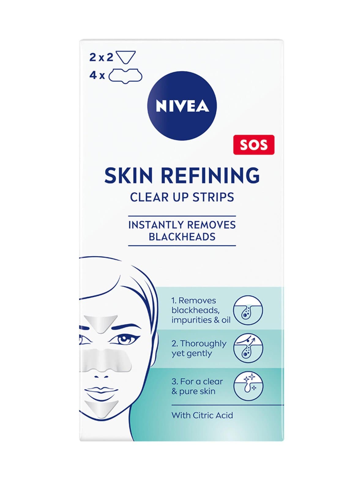 Daily essentials refining clear-up strips -puhdistuslaastarit – Nivea