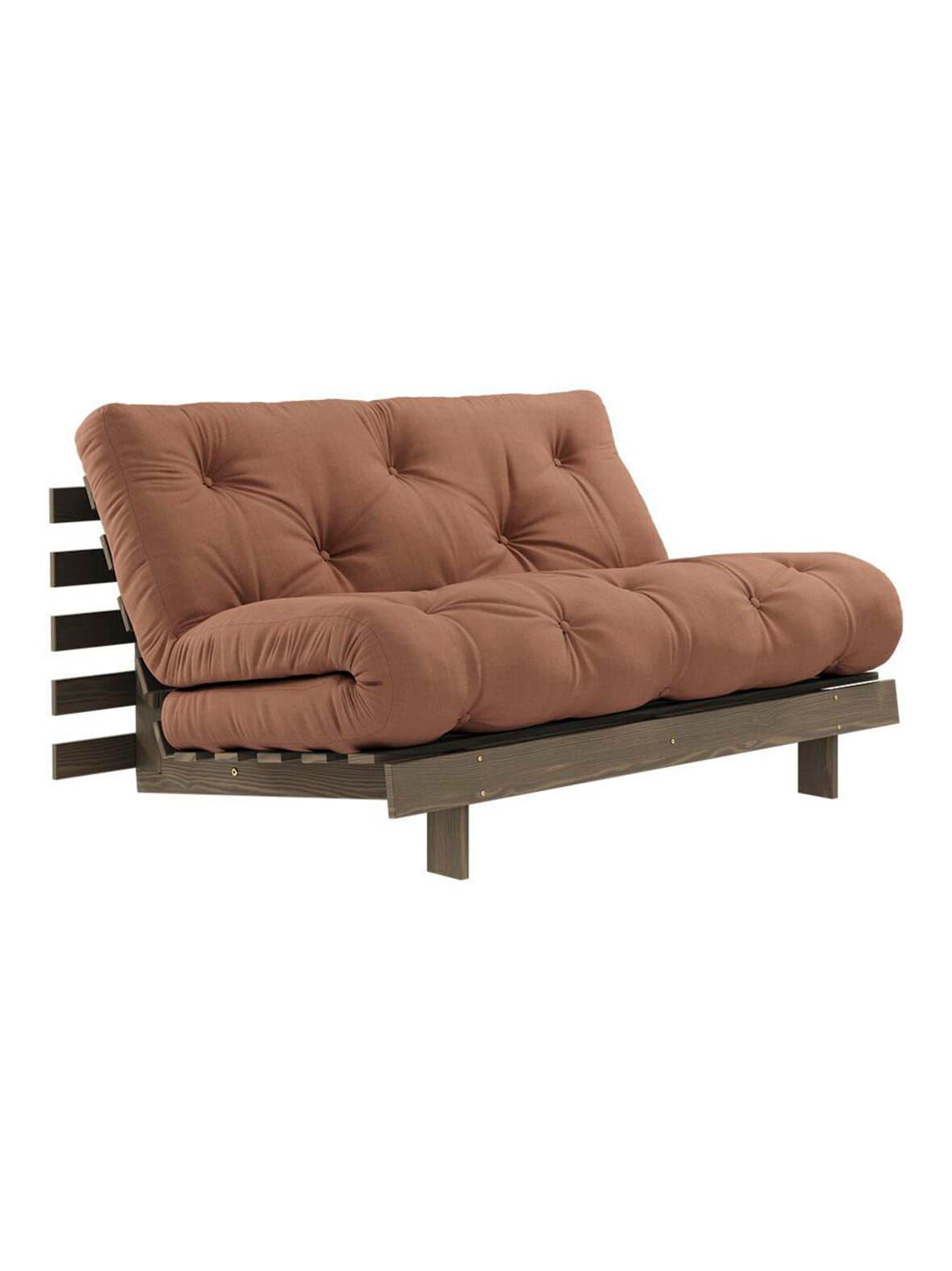 Roots-futonsohva clay brown/ruskea l 140 cm – Karup