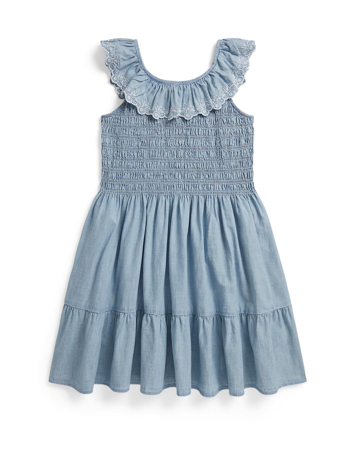 Smocked denim -mekko – Polo Ralph Lauren