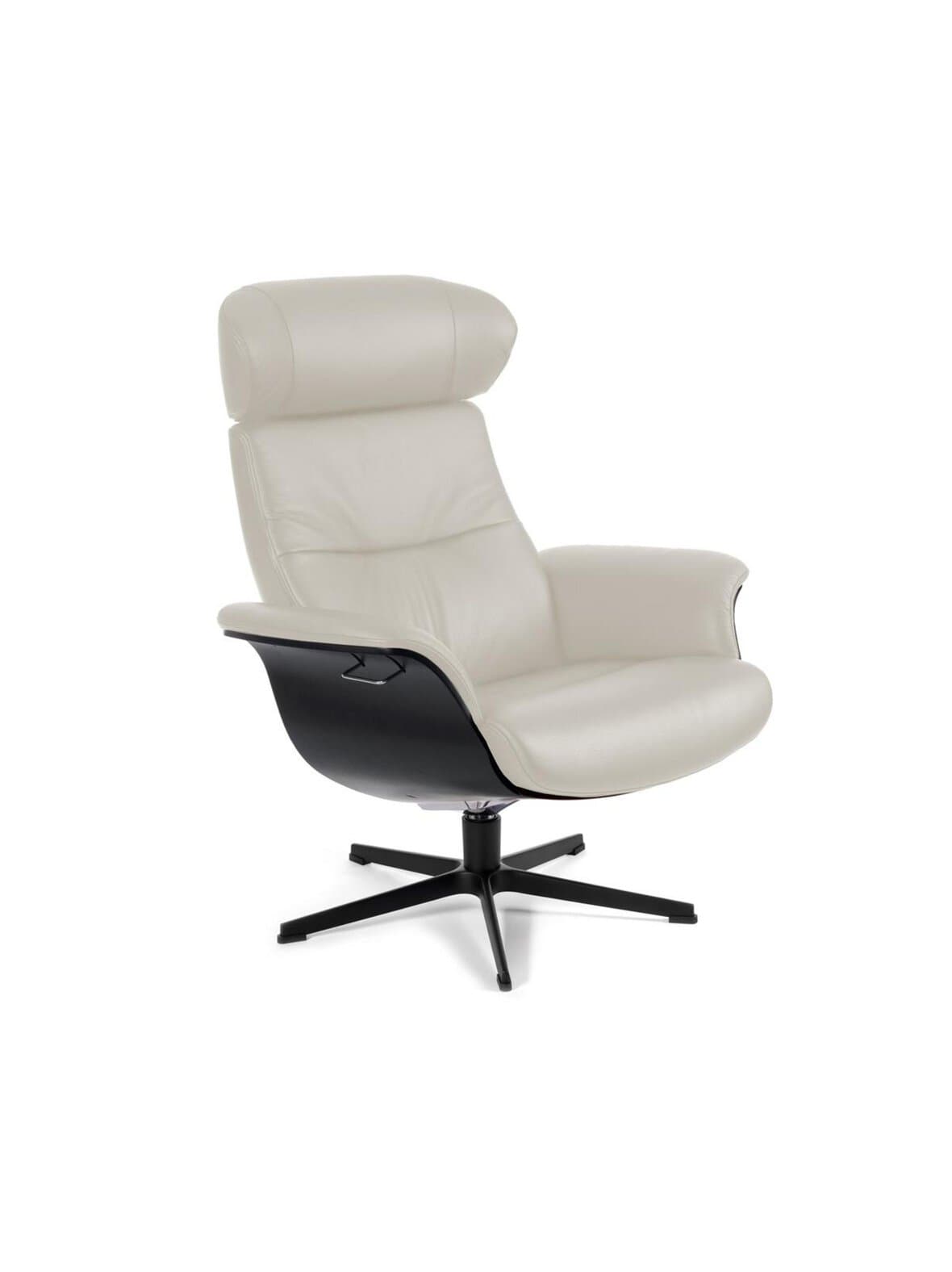 Timeout-nojatuoli fantasy-nahka valkoinen/musta – Conform