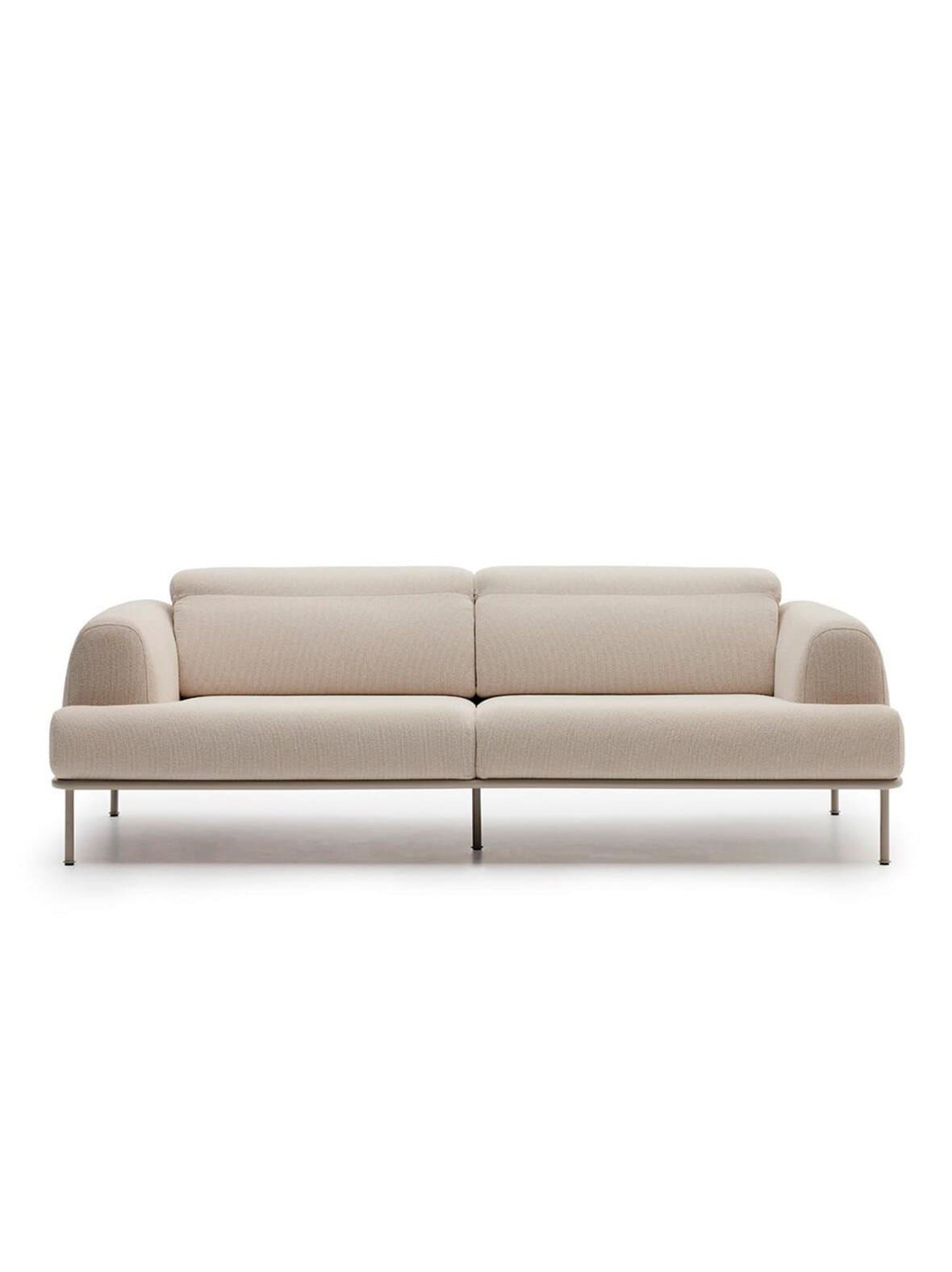 Aurum-sohva nordic-kangas valkoinen l 240 cm – Kave Home