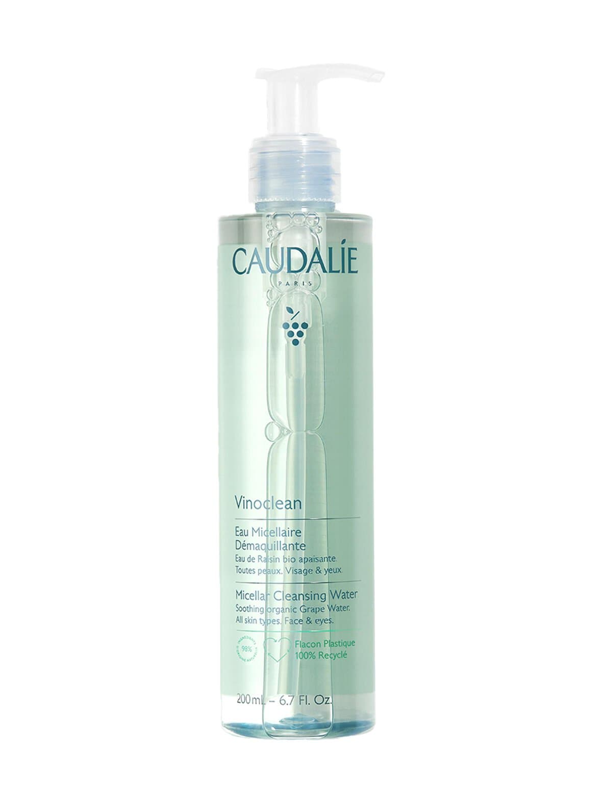 Vinoclean micellar cleansing water -misellivesi, 200ml – Caudalie