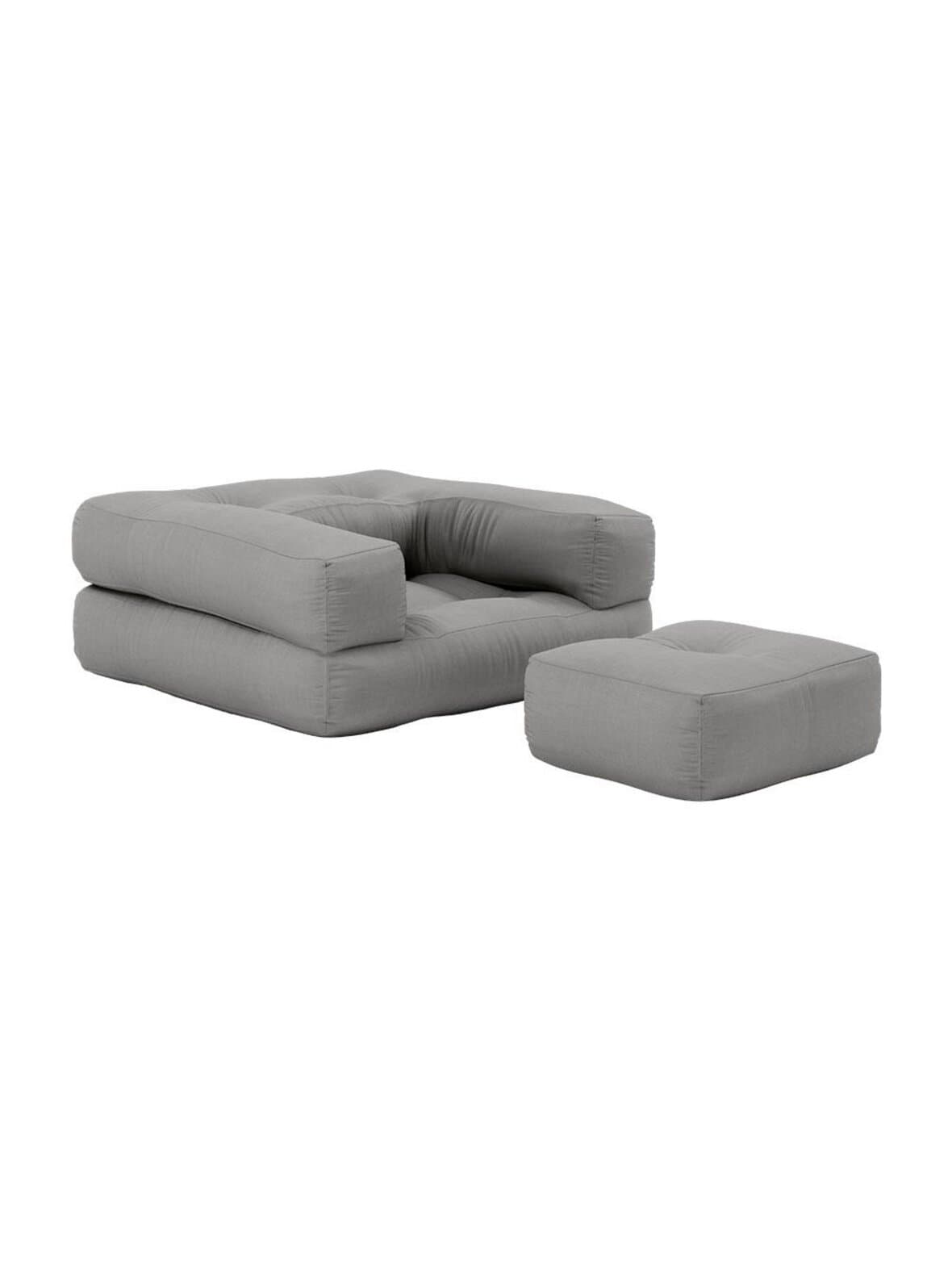 Mini cube -nojatuoli grey – Karup