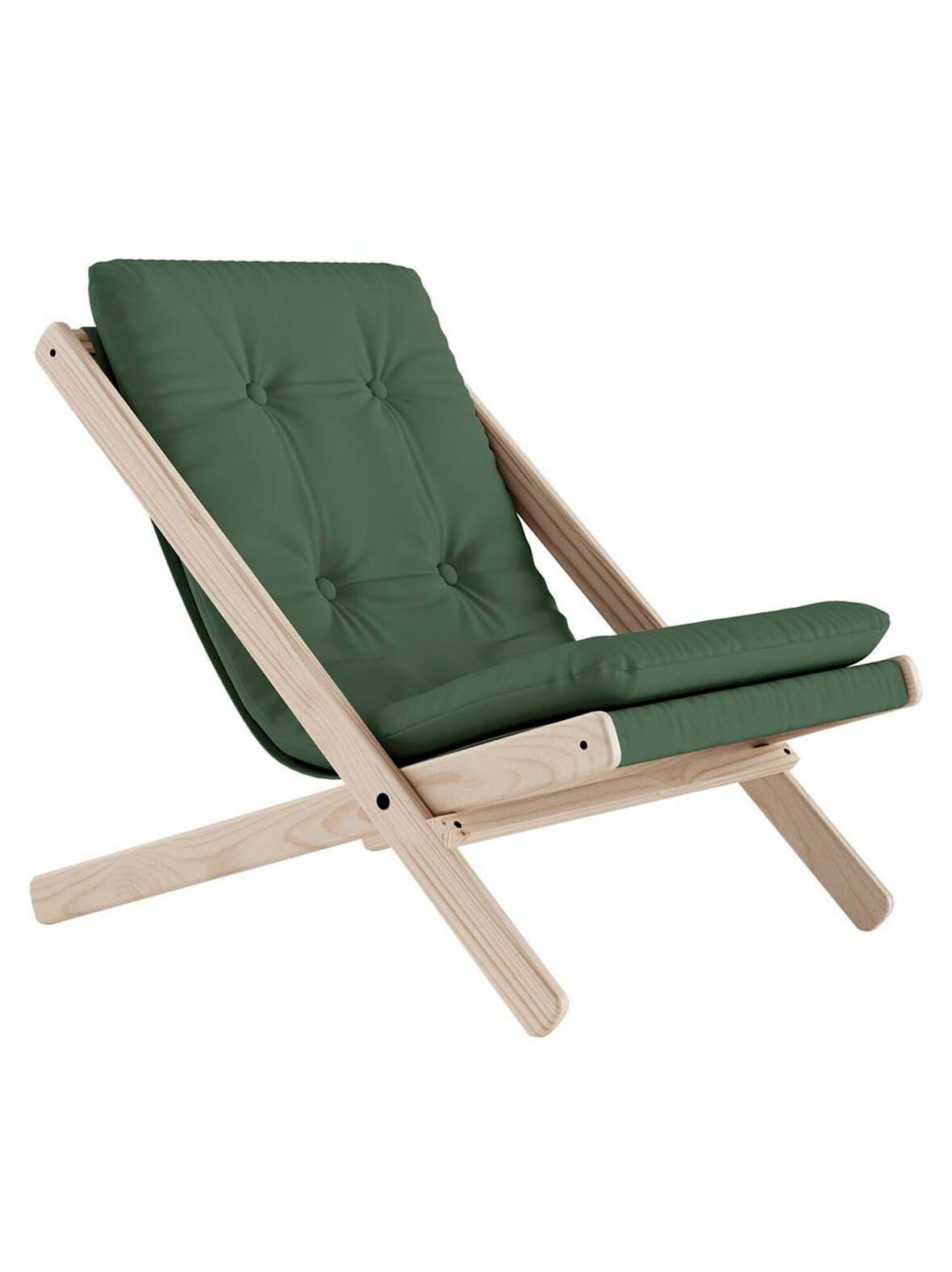 Boogie-nojatuoli olive green/raw – Karup