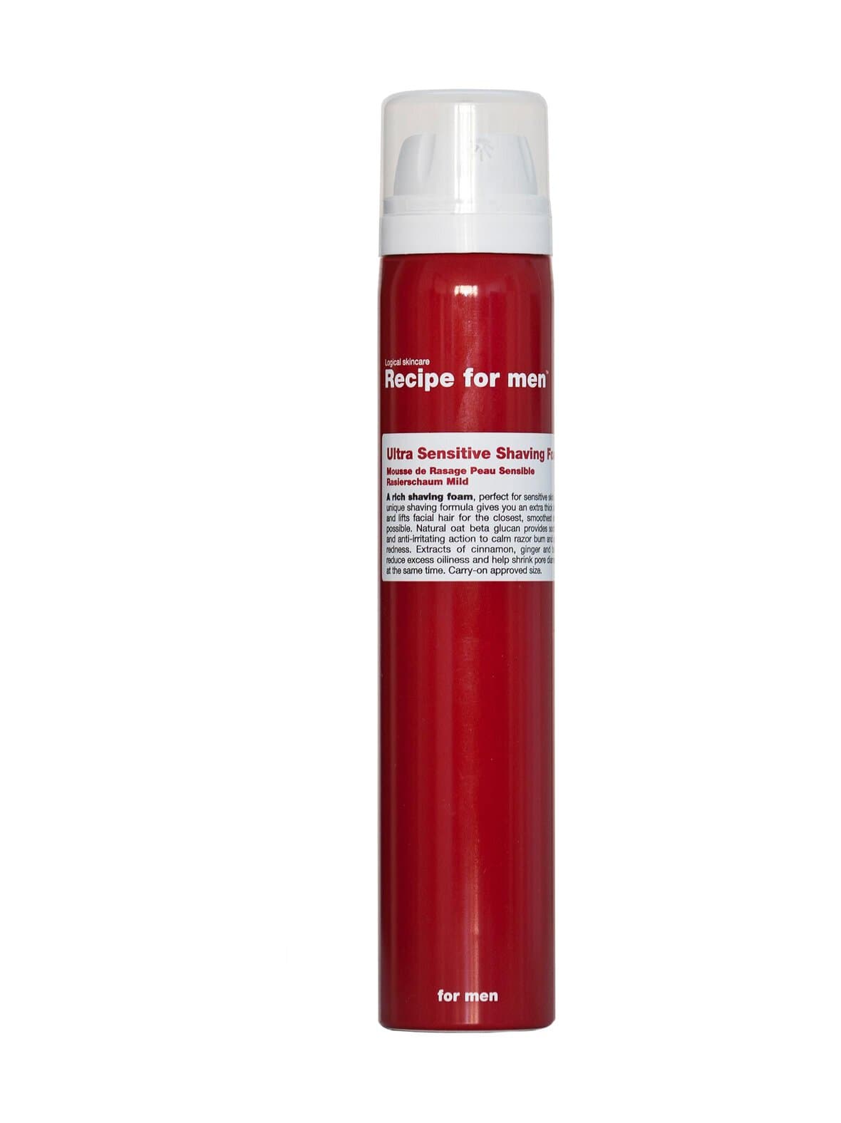 Ultra sensitive shaving foam -partavaahto – Recipe for men