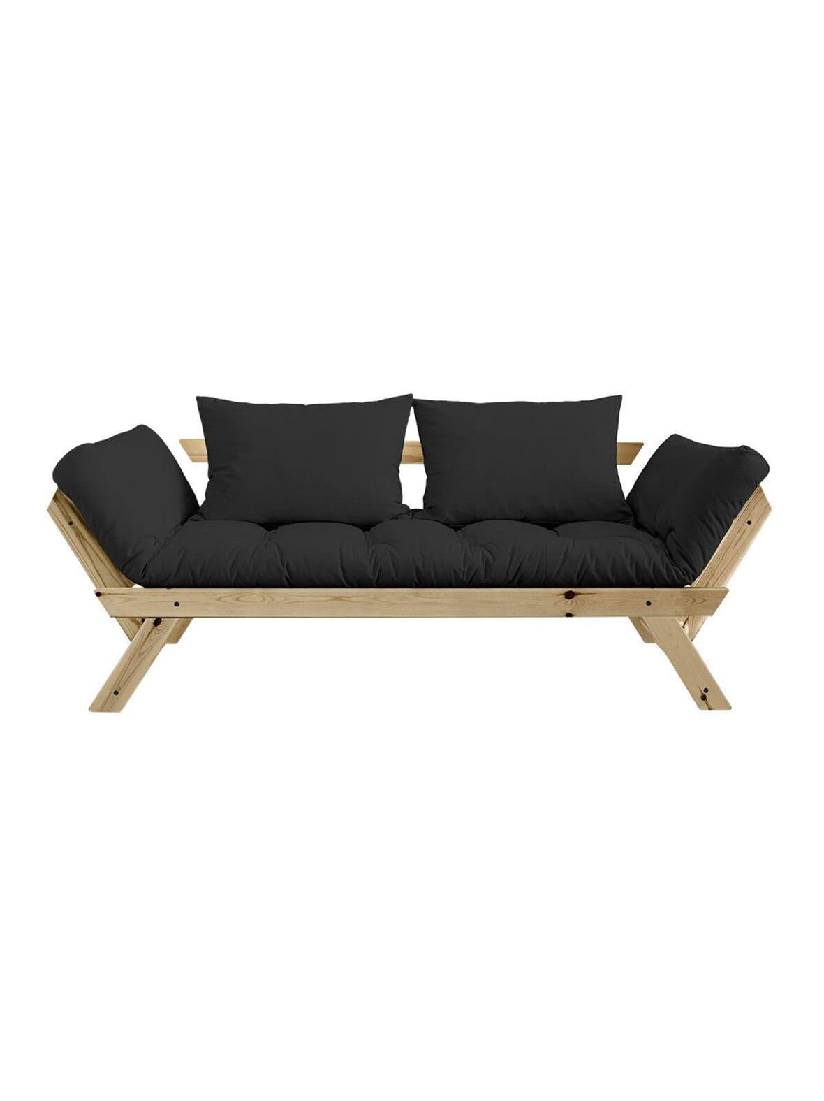 Bebop-futonsohva dark grey/mänty l 180 cm – Karup