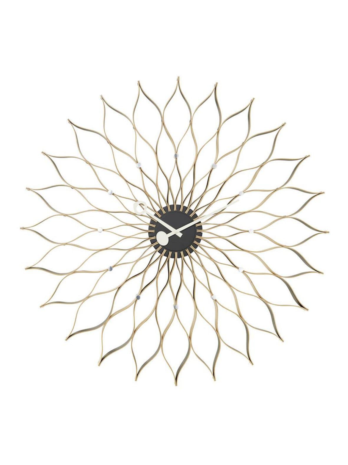 Sunflower-seinäkello vaalea koivu ø 75 cm – Vitra