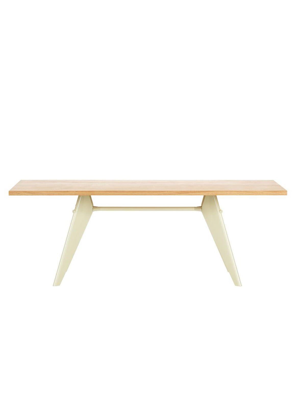 Prouvé em -ruokapöytä tammiviilu/ecru 180 x 90 cm – Vitra