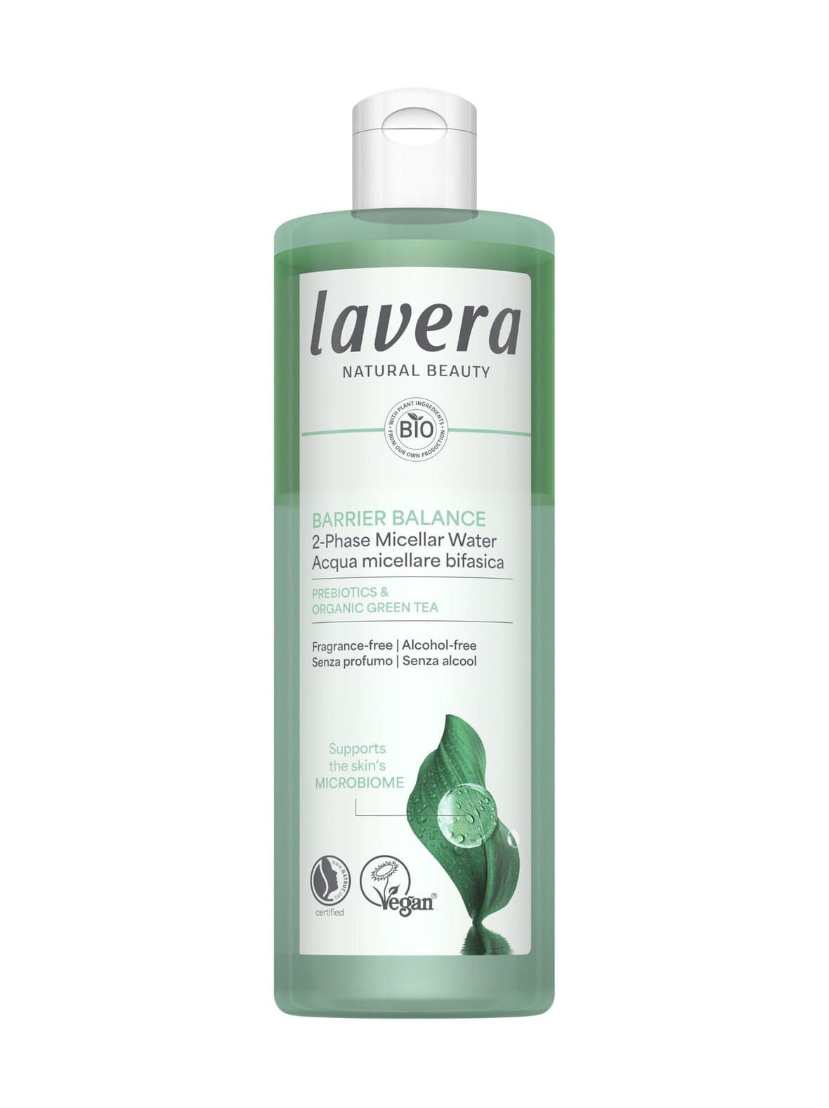 Barrier balance 2-phase micellar water -misellivesi – Lavera