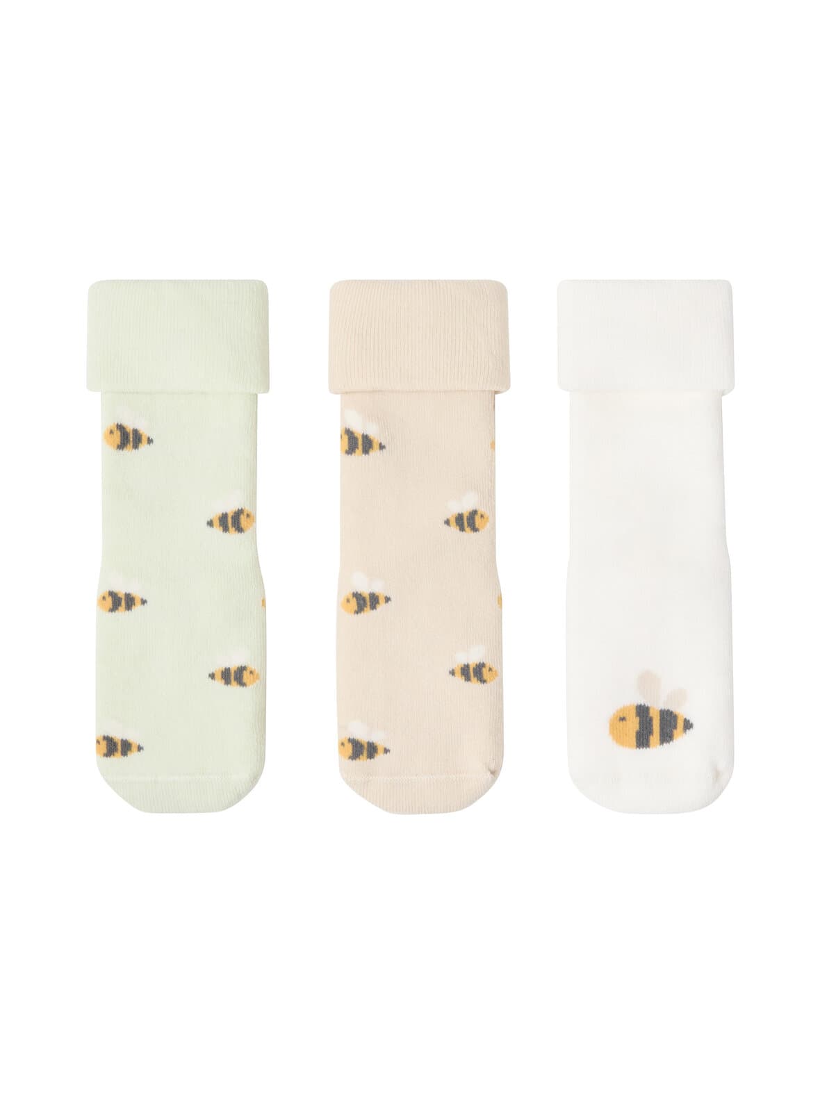 Pehmeäreunaiset terry-sukat 3-pack – Lindex