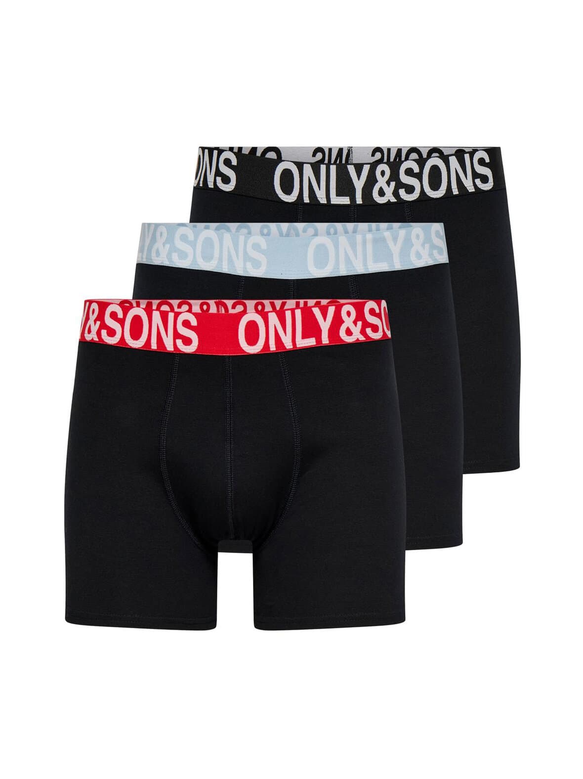 Onsfiz solid -bokserit 3-pack – ONLY & SONS