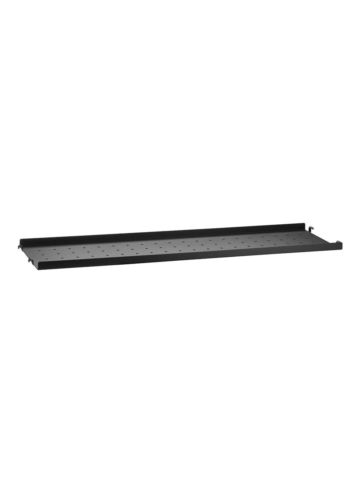 String system -metallihylly musta 78 x 20 cm – String Furniture