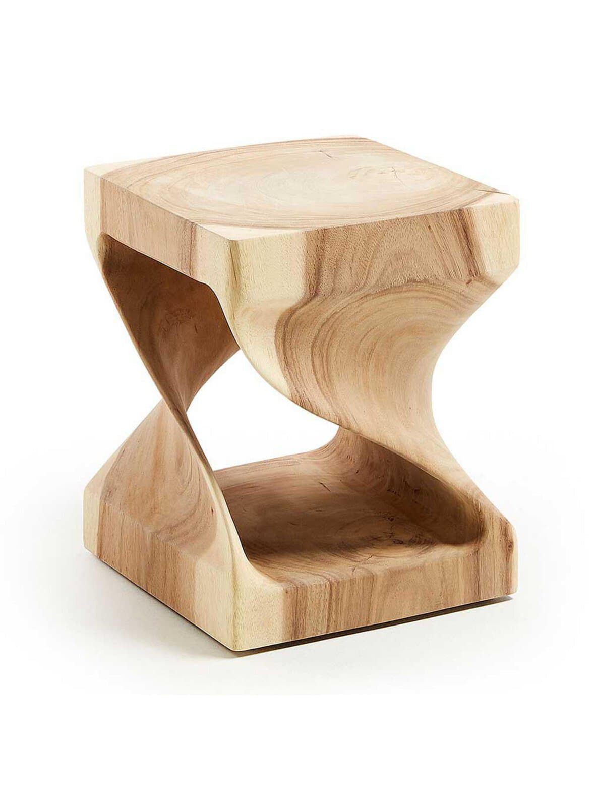 Hakon-sivupöytä munggurpuu 30 x 30 cm – Kave Home