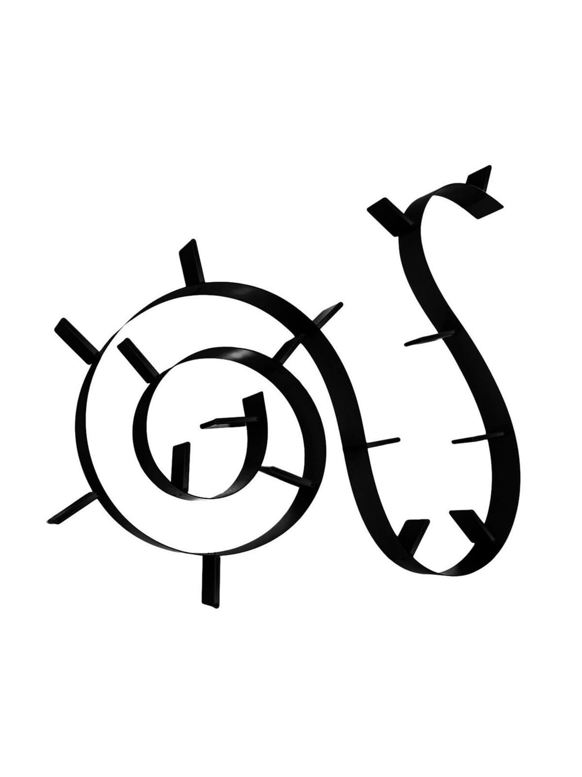 Bookworm-kirjahylly musta 17-osainen – Kartell
