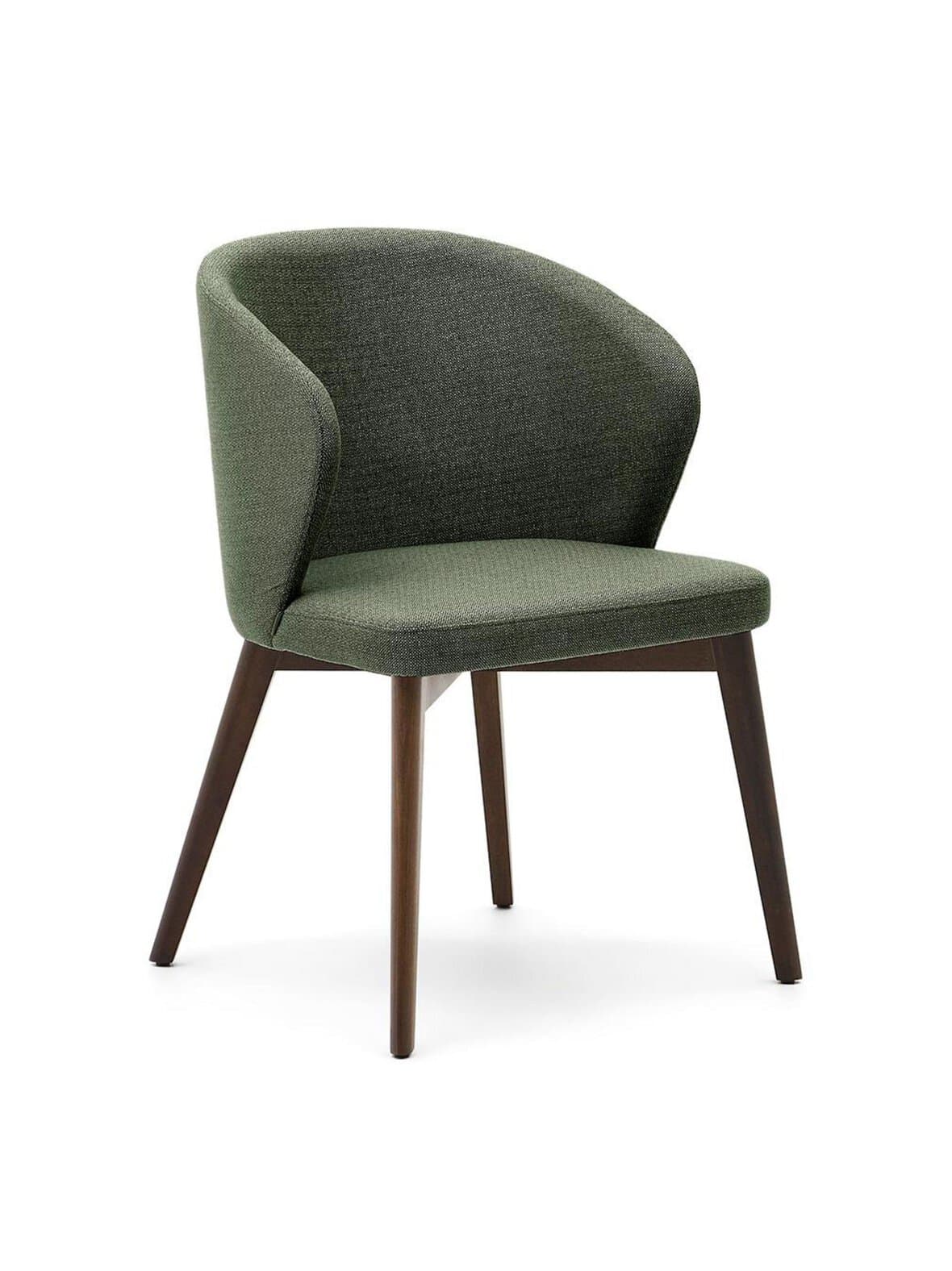 Darice-tuoli vihreä/pähkinä – Kave Home