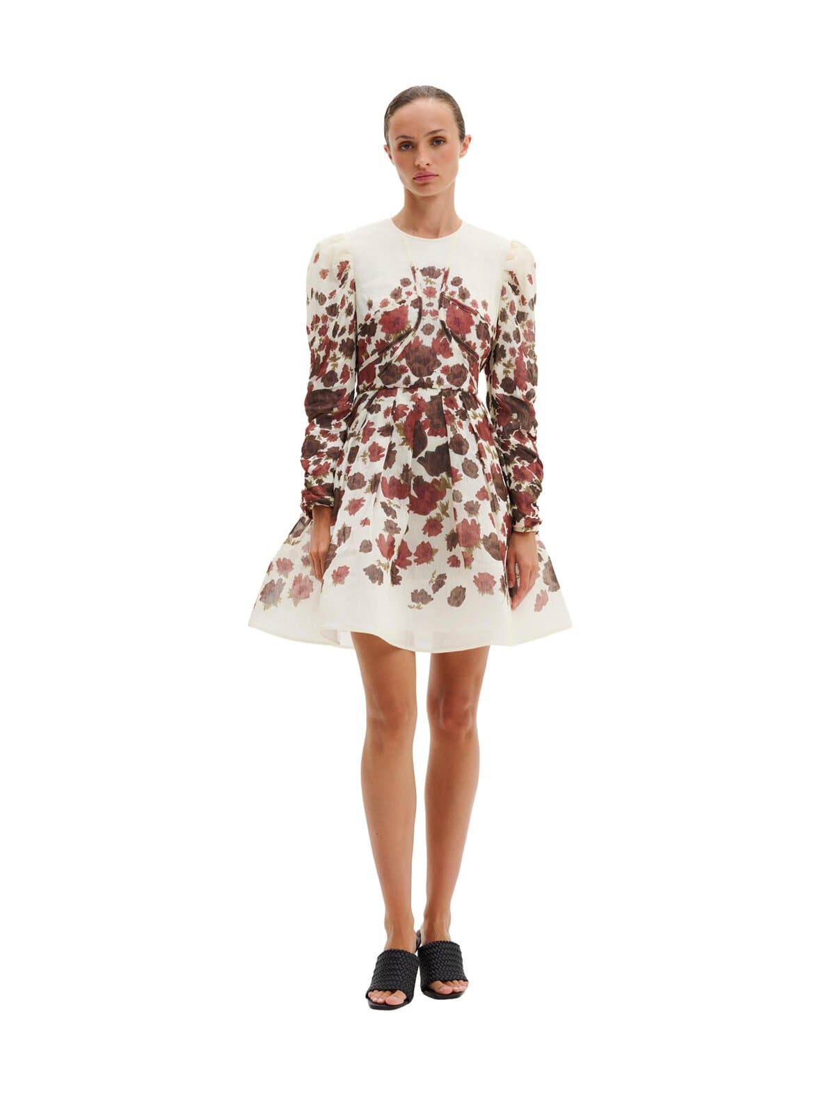 Leoni mini - pellava-silkkimekko – Malina