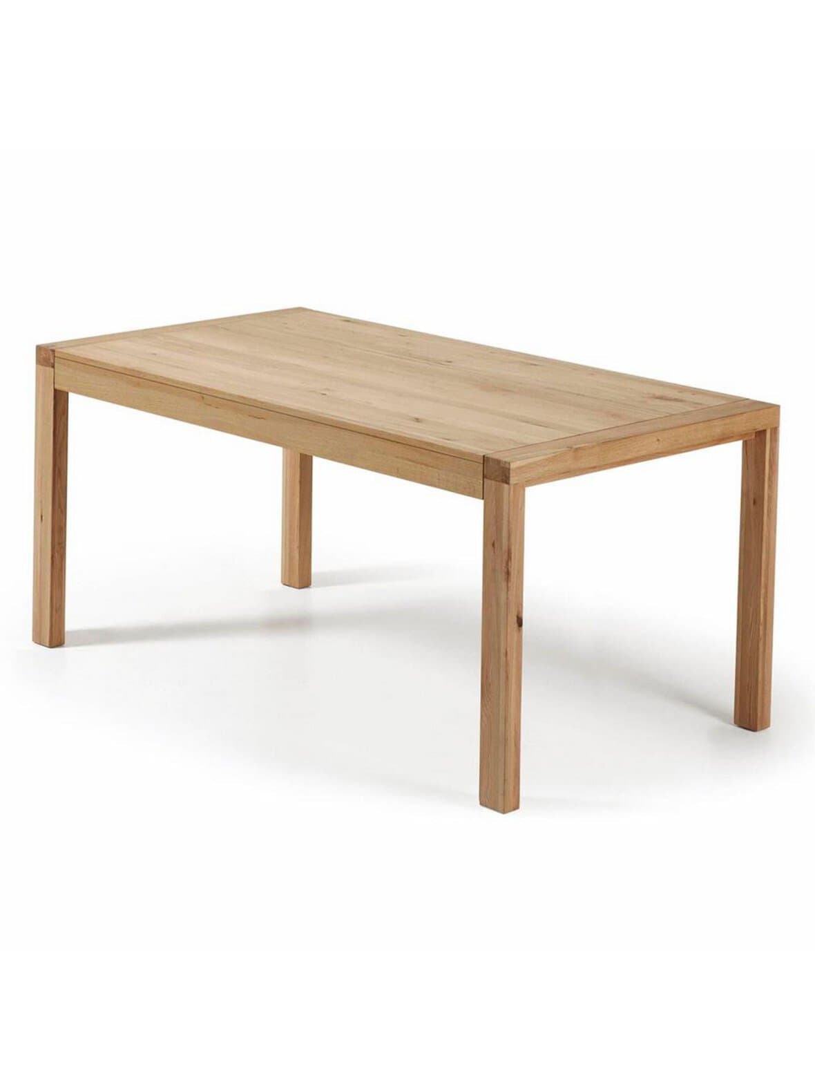 Briva- jatkettava ruokapöytä luonnonvärinen tammi 90 x 180/230 cm – Kave Home