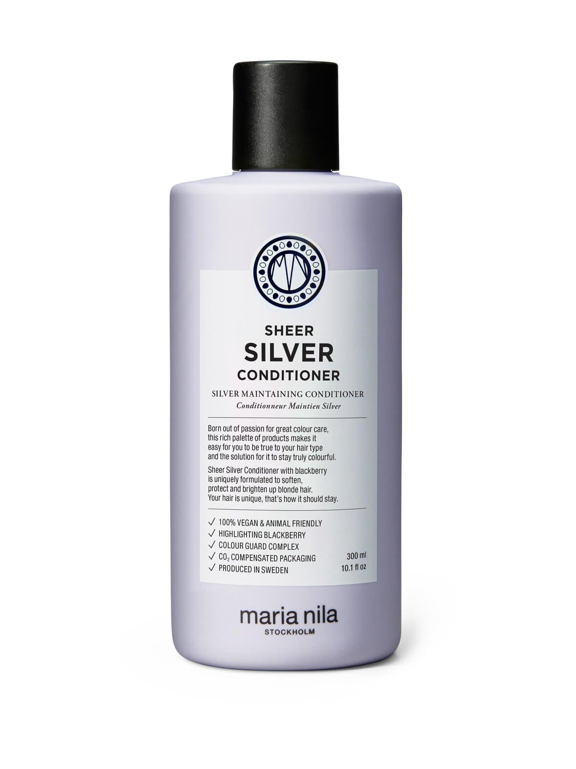 Care & style sheer silver conditioner -hoitoaine 300 ml – Maria Nila