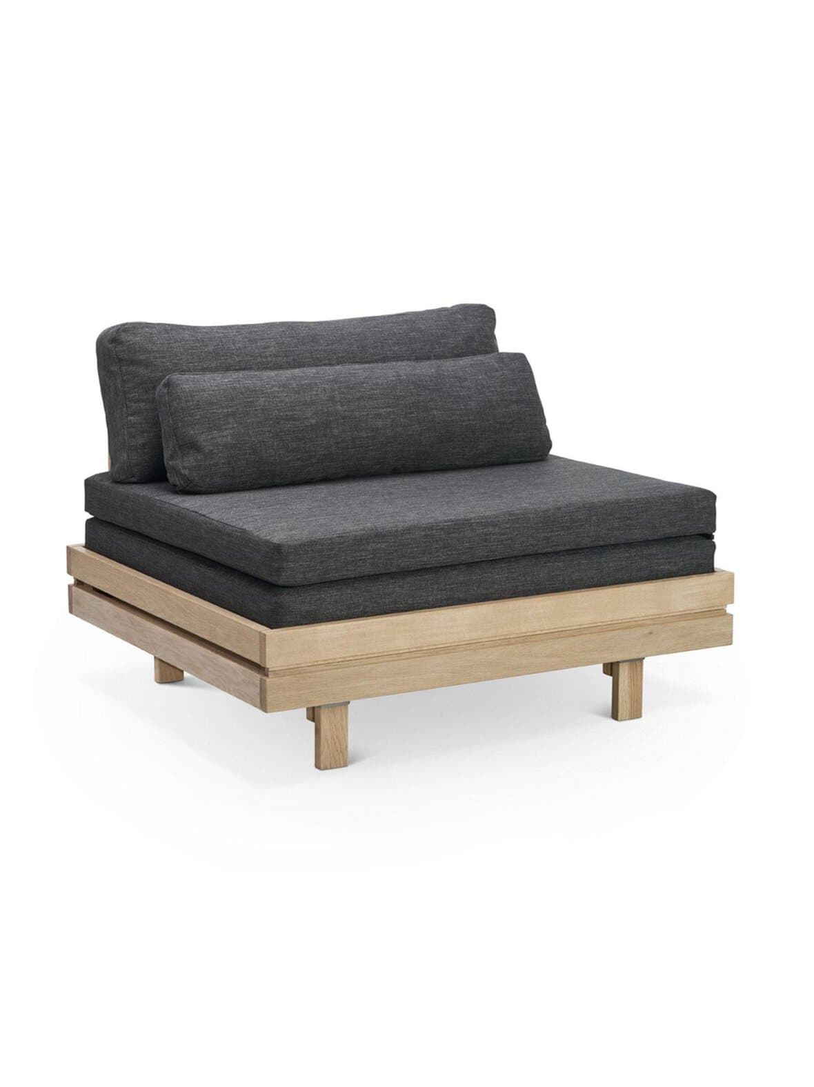 Day&night-vuodetuoli tammi/hopper-kangas 67 harmaa – Tapio Anttila Collection