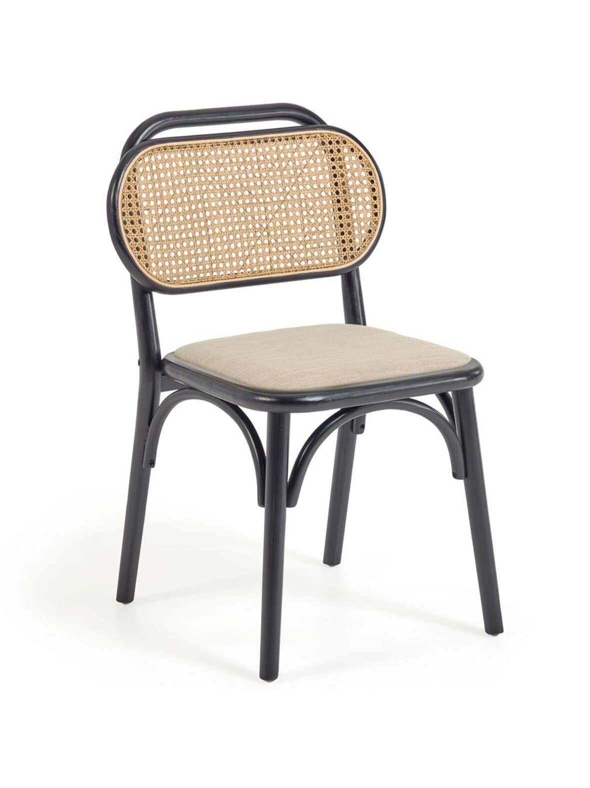 Doriane-tuoli musta jalava – Kave Home