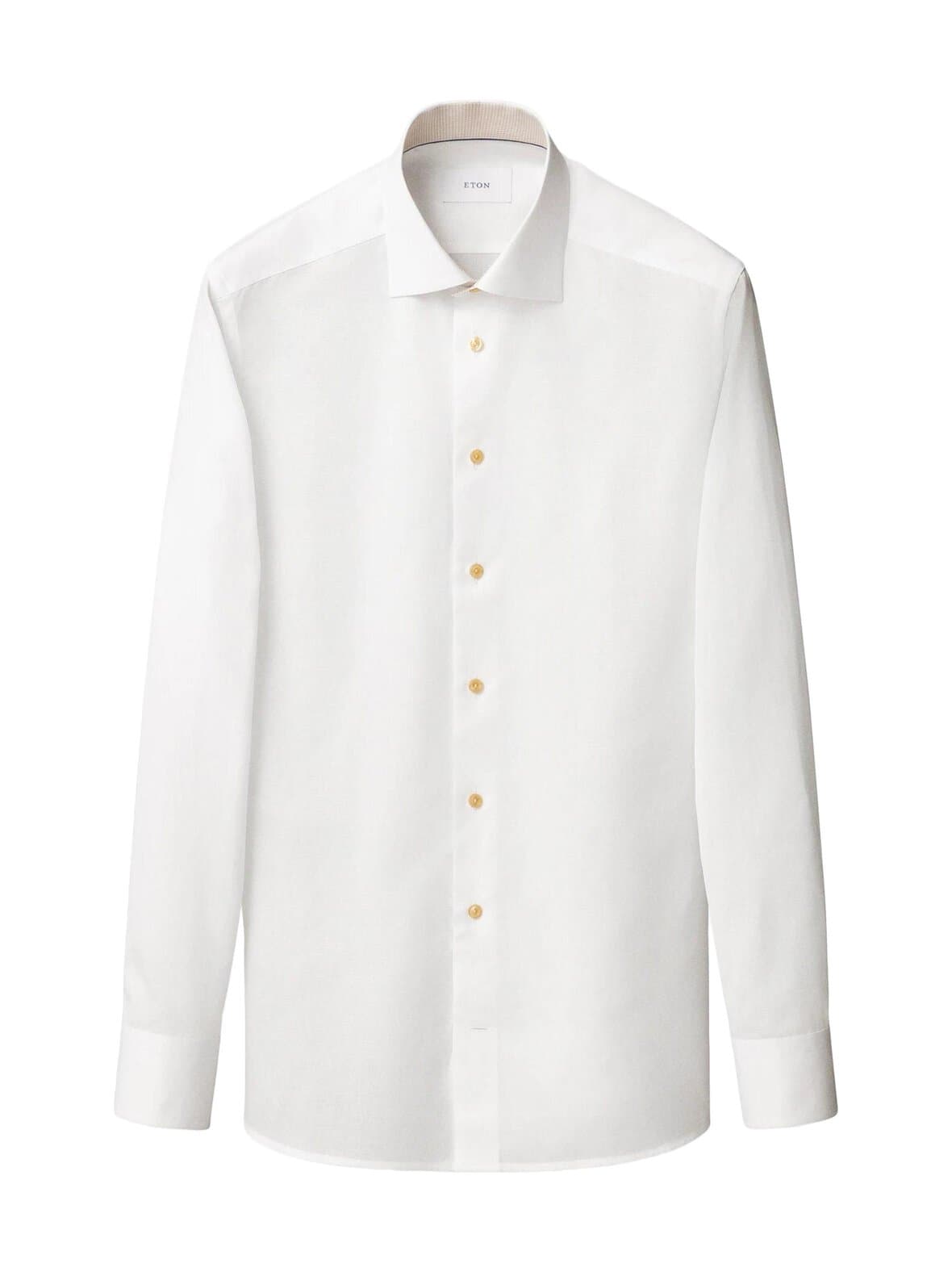 Contemporary fit semi solid effect -kauluspaita – Eton