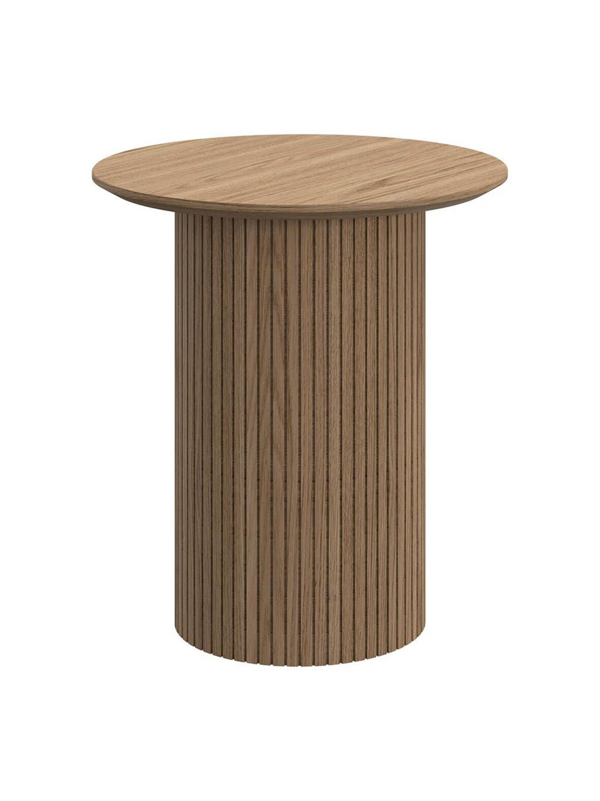 Santiago-sivupöytä luonnonvärinen tammi ⌀ 46 cm – BoConcept