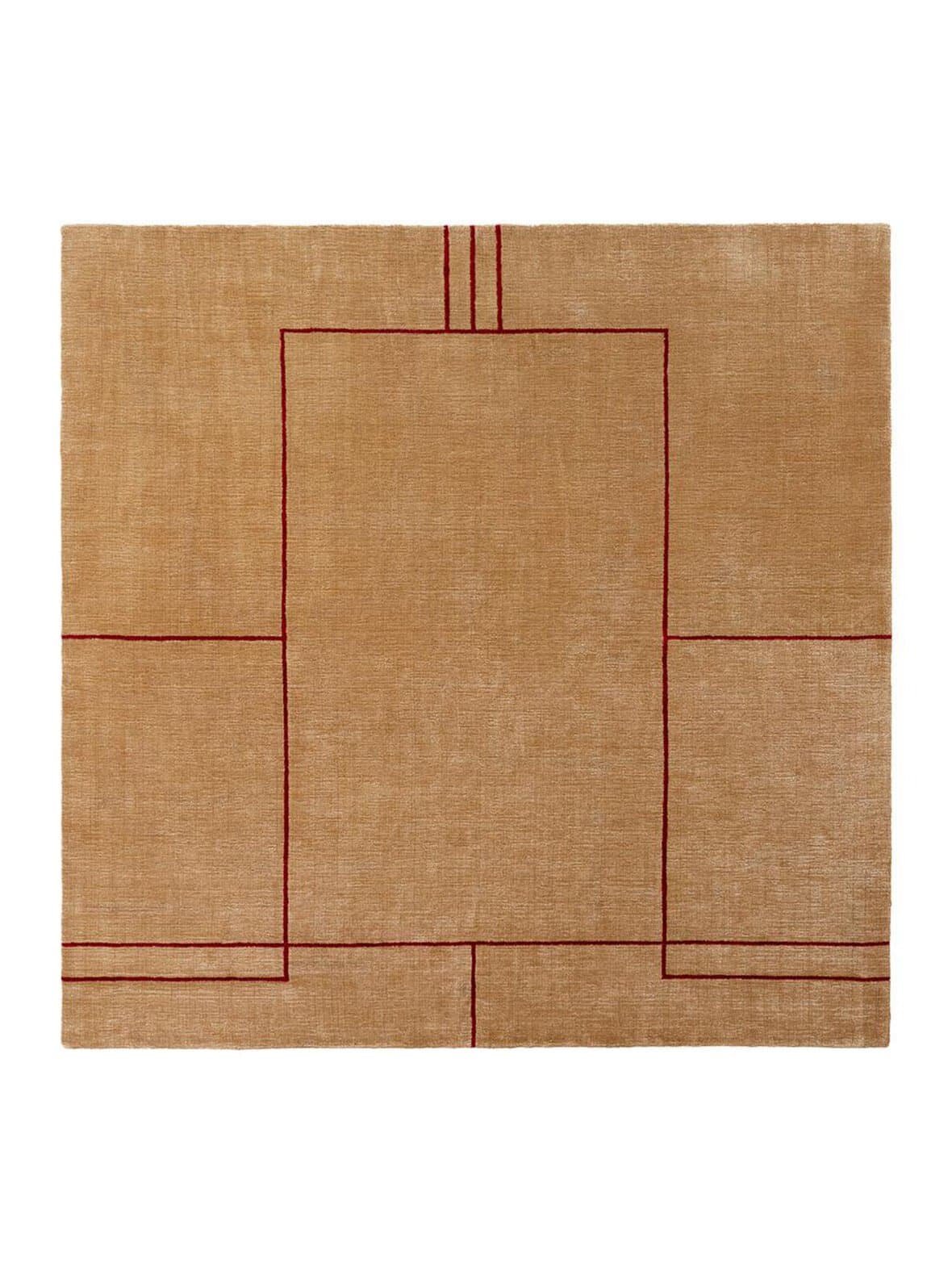 Cruise ap11 -matto bombay golden brown 240 x 240 cm – &Tradition