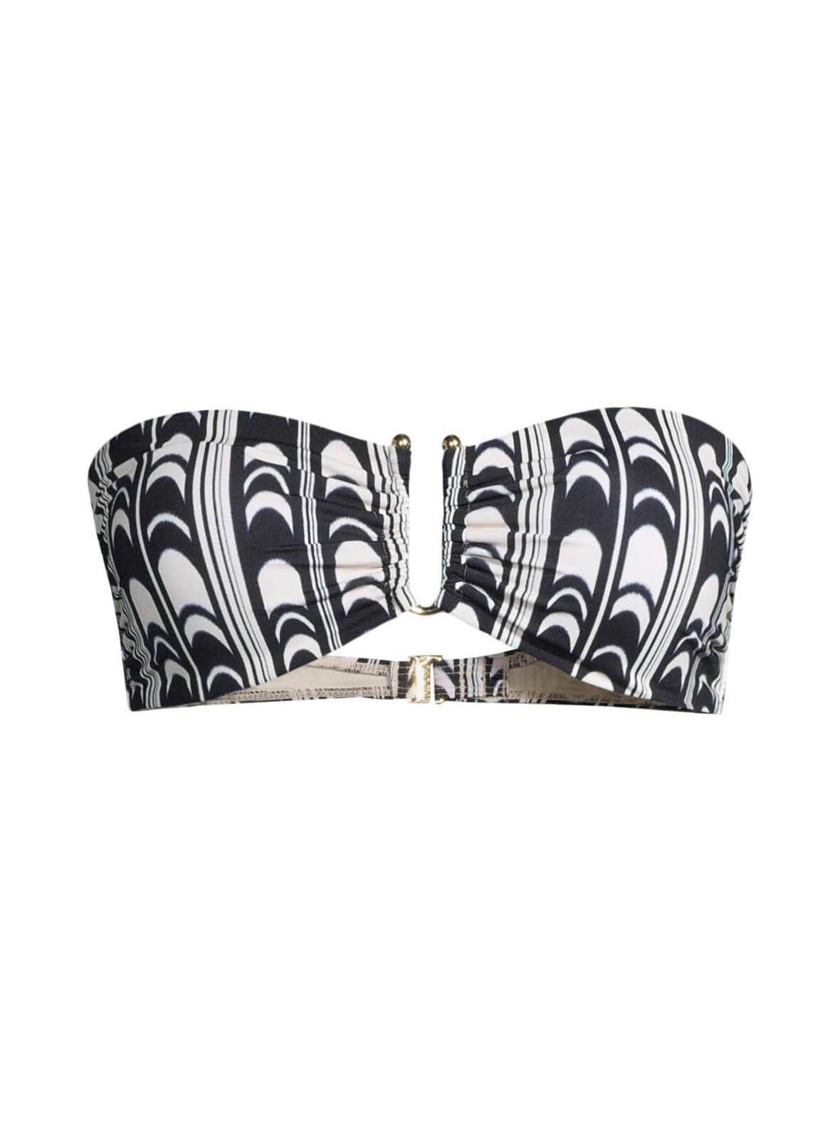 Signature gold embellished bandeau -bikiniyläosa – Malina