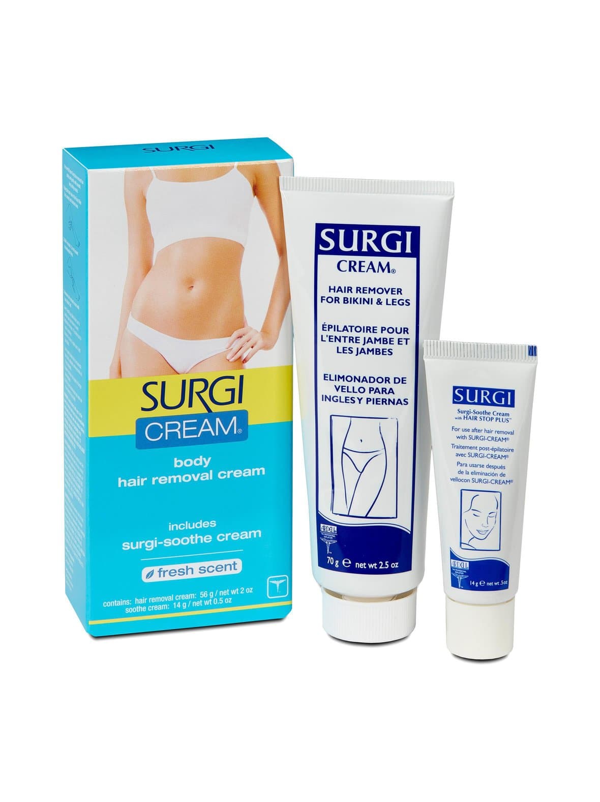 Body hair removal cream for bikini & legs -ihokarvanpoistovoide – Surgi
