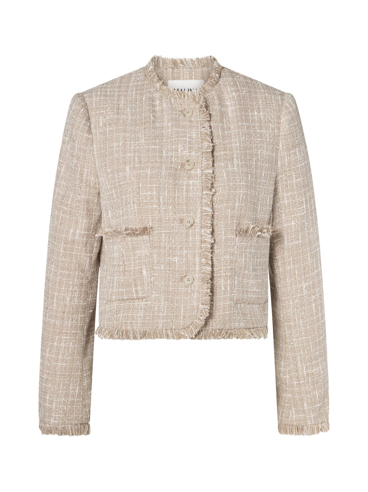 Fia fringe trimmed -bukleetakki – Malina