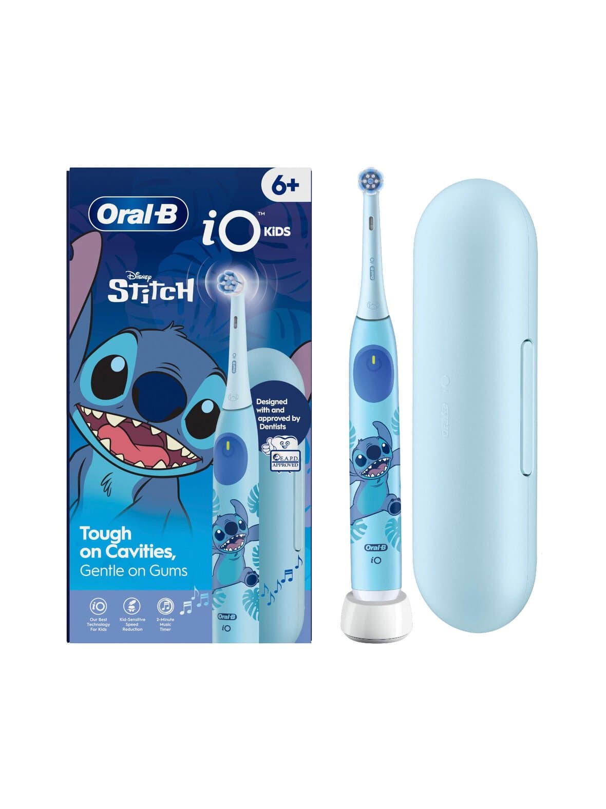 Io kids stitch -sähköhammasharja + matkakotelo – Oral-b