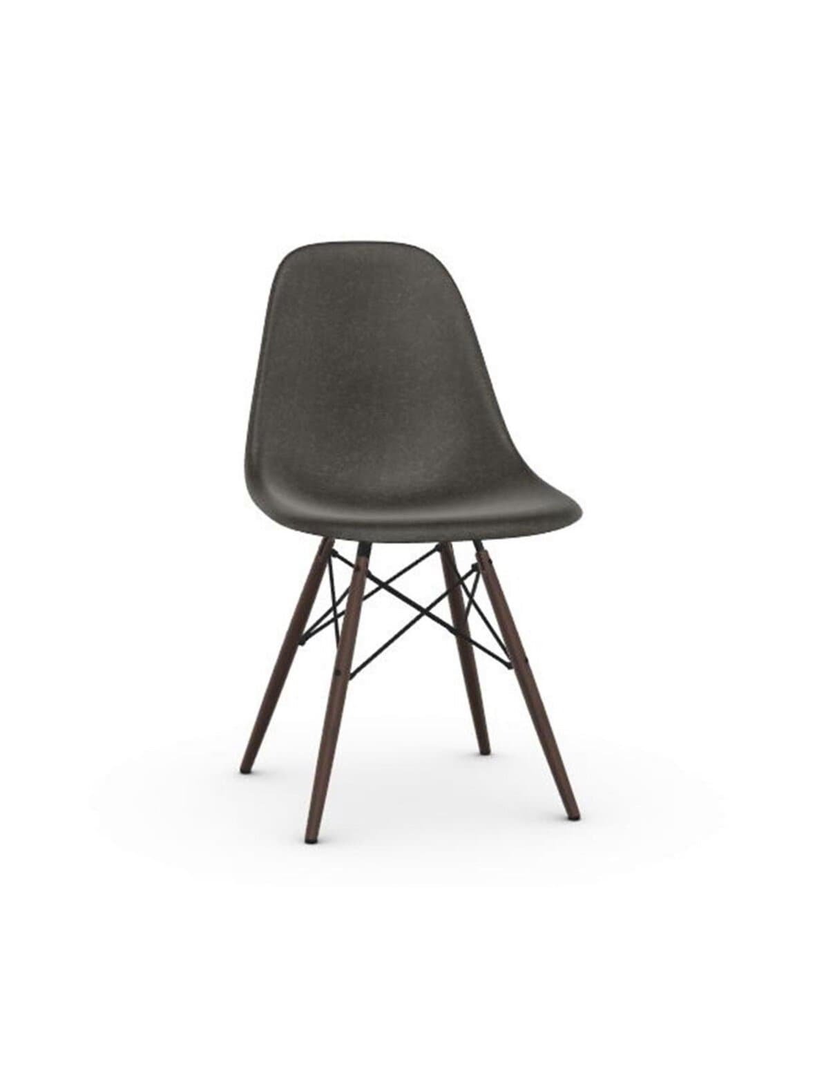 Eames dsw fiberglass -tuoli elephant grey/tumma vaahtera – Vitra