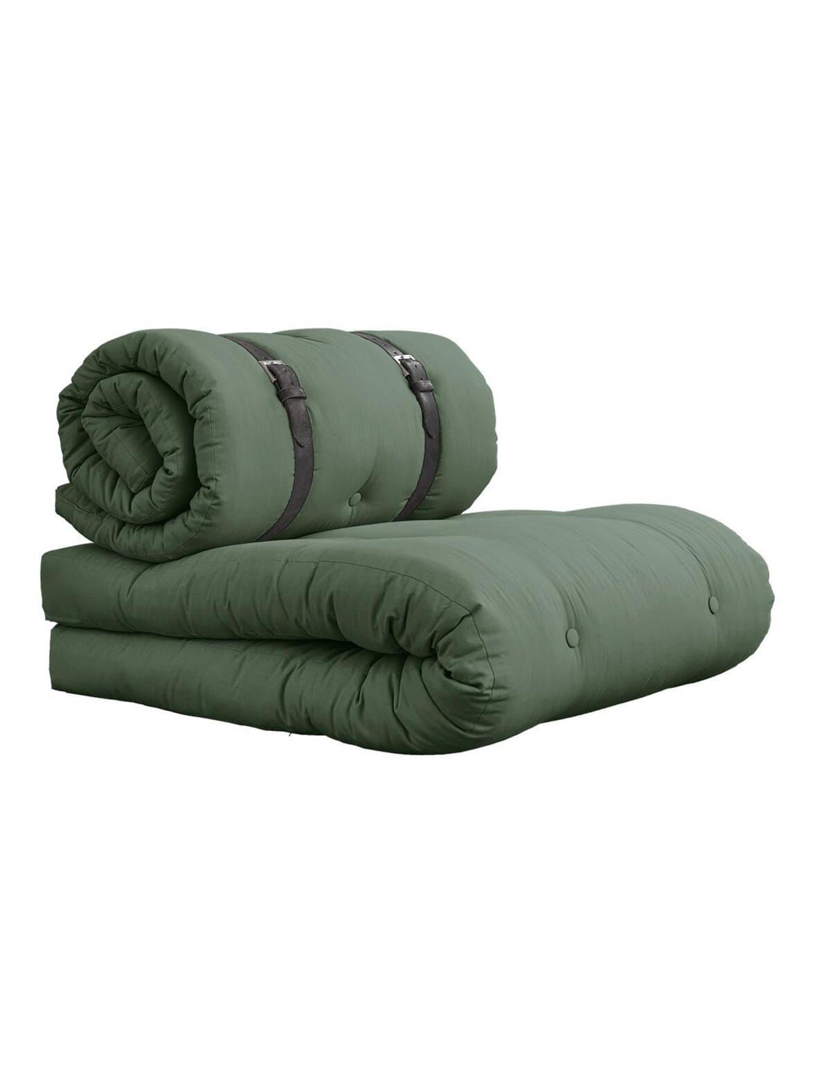 Buckle-up-futontuoli olive green – Karup