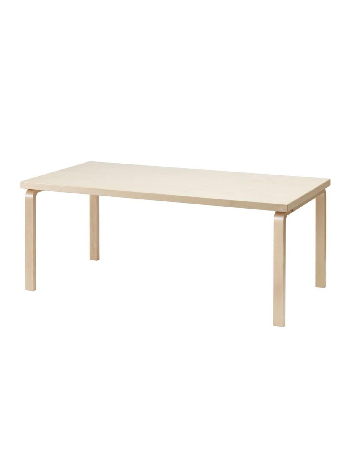 Pöytä 83 koivu 91 x 182 cm – Artek