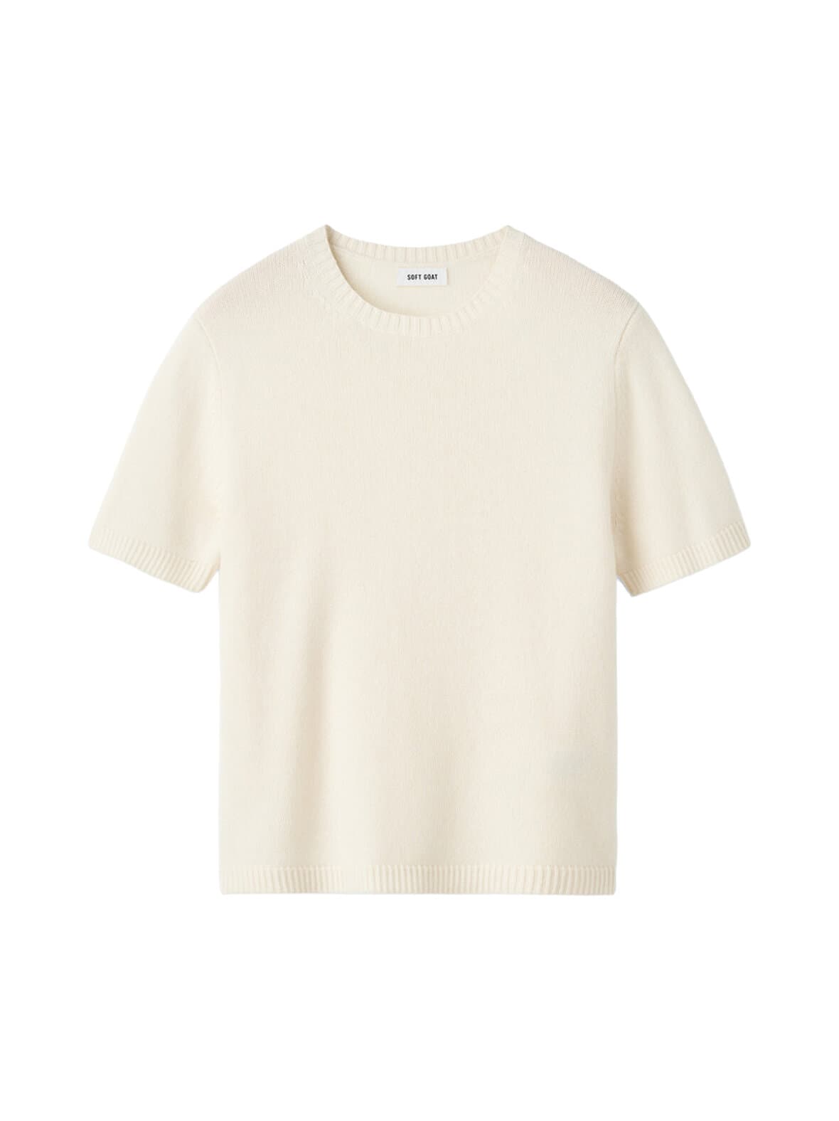 Neulottu oversized t-paita – Soft Goat