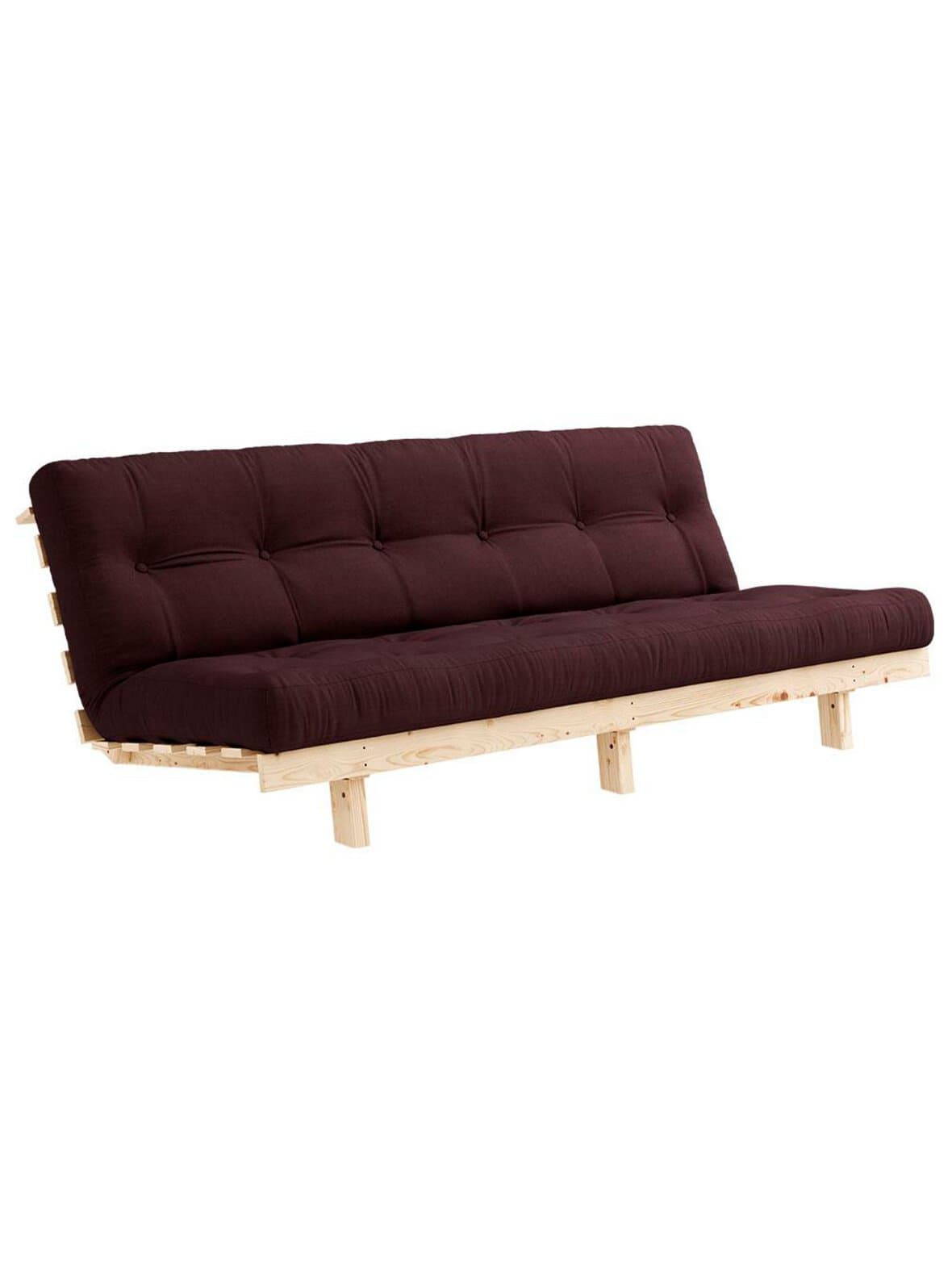 Lean-futonsohva brown / mänty l 200 cm – Karup