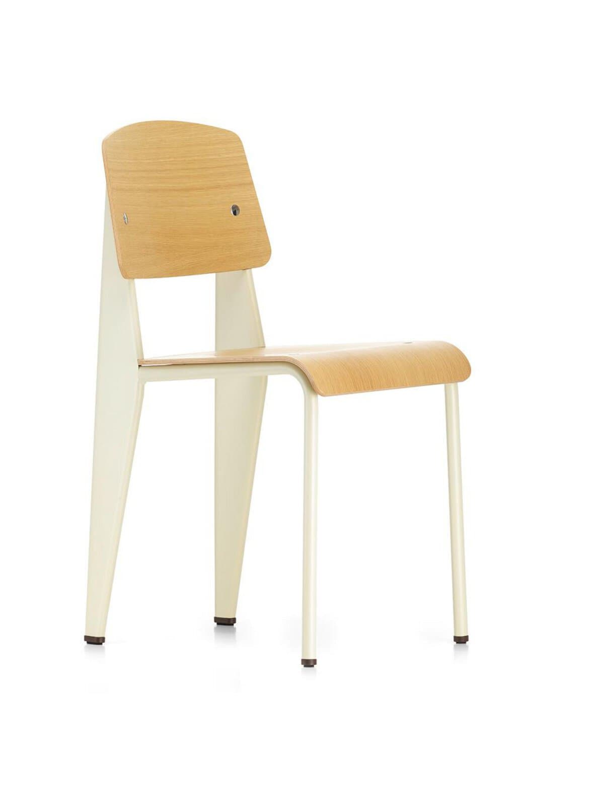 Standard-tuoli light oak / métal brut – Vitra