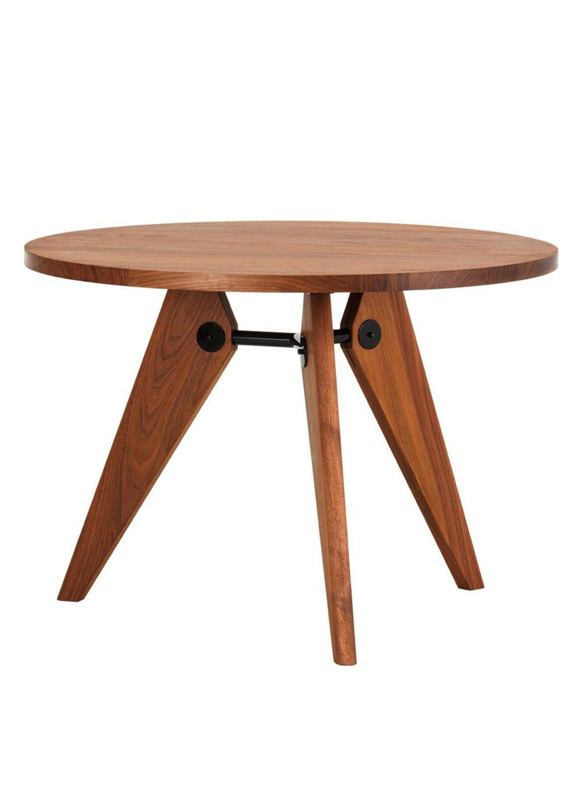 Guéridon-ruokapöytä pähkinä ∅ 90 cm – Vitra