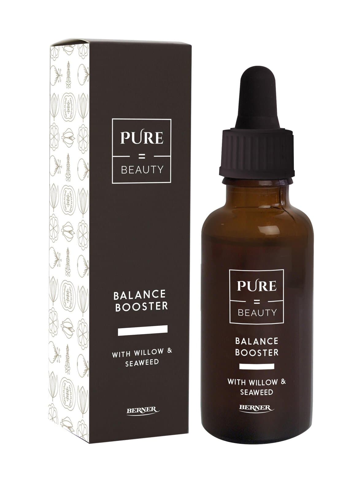 Balance booster with willow & seaweed -seerumi 30 ml – Pure=Beauty