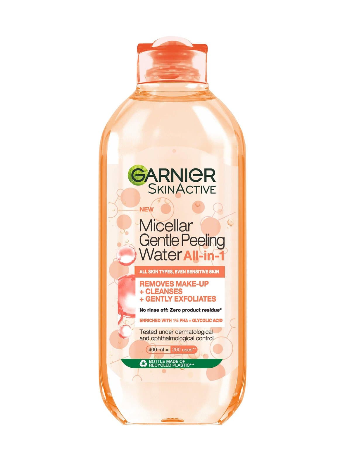 Micellar gentle peeling water all-in-one -puhdistusvesi – Garnier