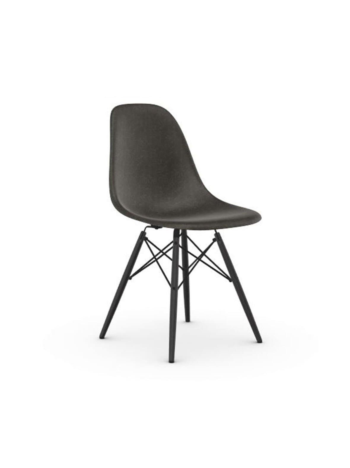 Eames dsw fiberglass -tuoli elephant grey/musta vaahtera – Vitra