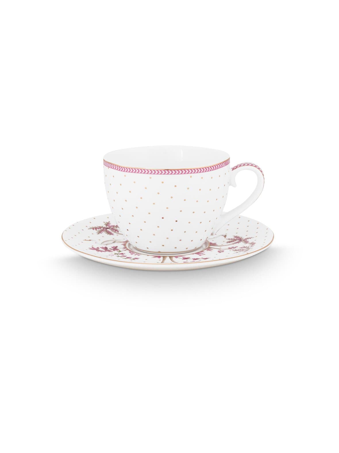 Jolie dots - kuppi ja lautanen 280 ml – Pip Studio