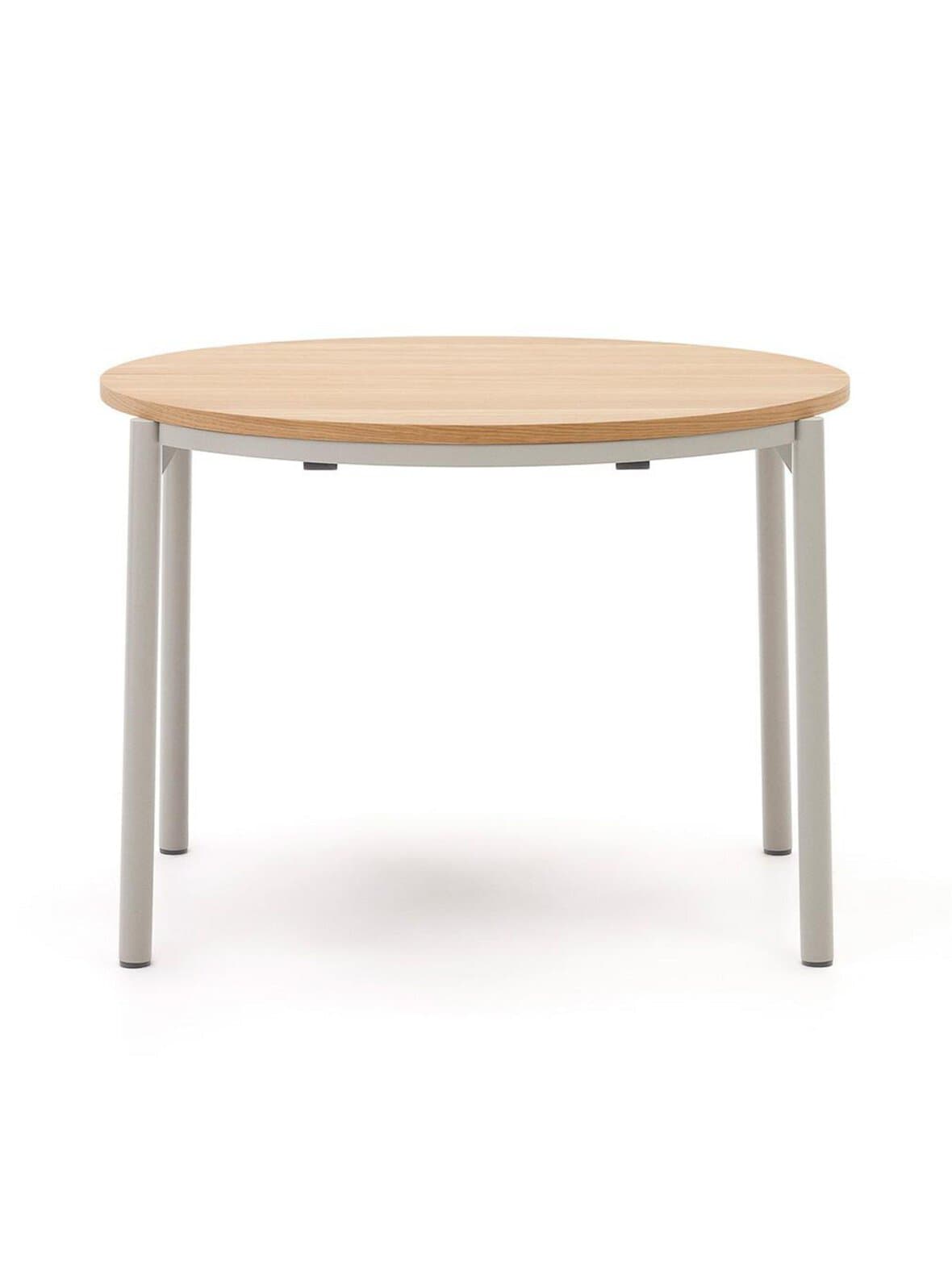 Montuiri- jatkettava ruokapöytä tammi/harmaa 90 x 90/170 cm – Kave Home