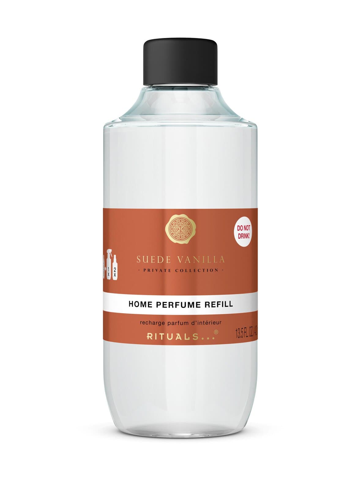 Suede vanilla refill home perfume -huonetuoksu, täyttöpakkaus 400ml – Rituals