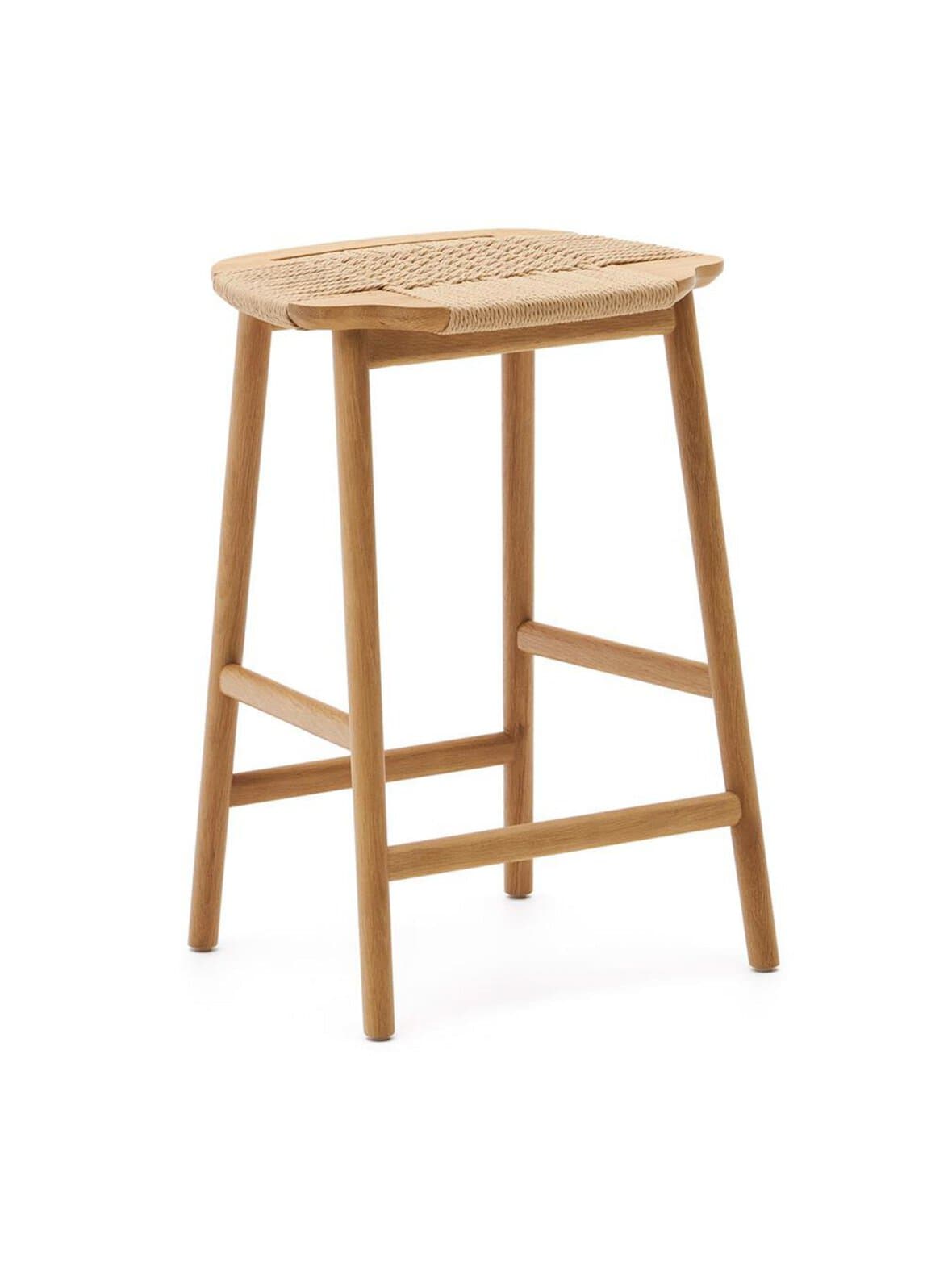 Enit-baarjakkara tammi/paperinaru k 65 cm – Kave Home