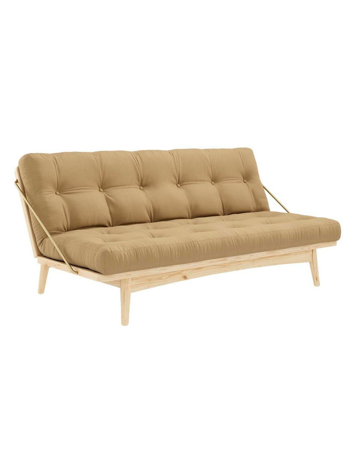 Folk-futonsohva wheat beige / mänty – Karup