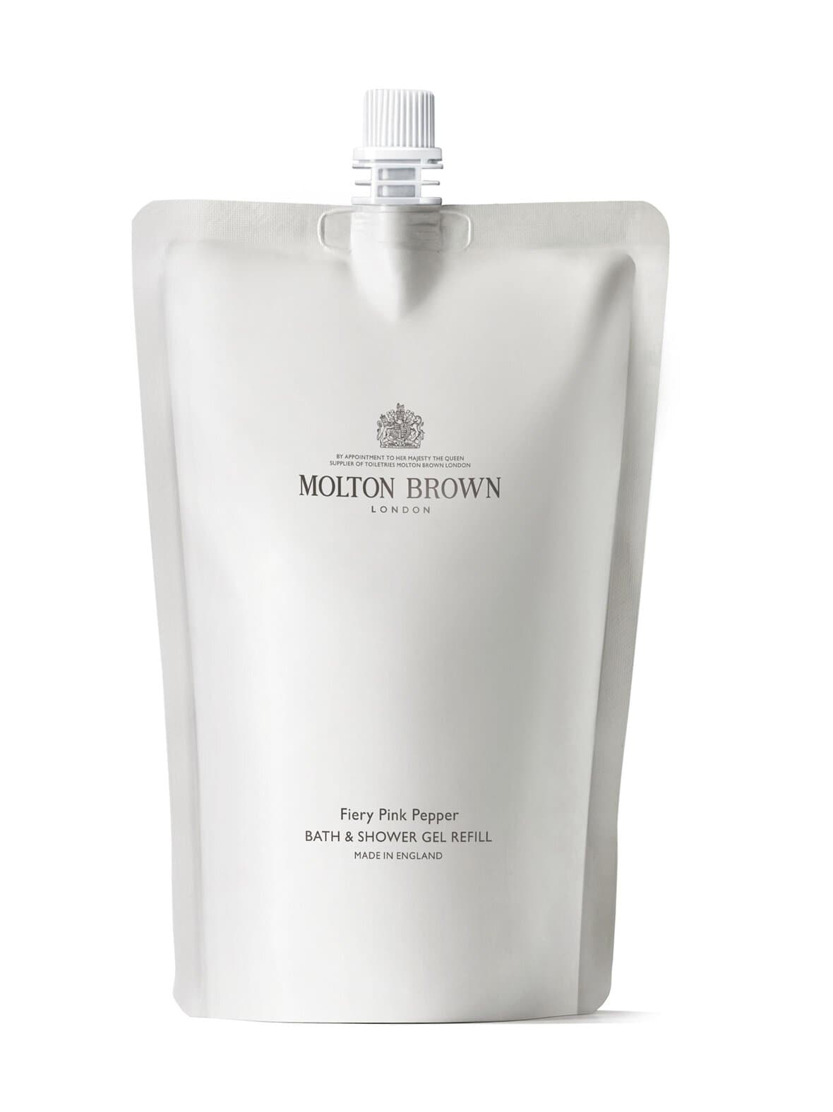 Fiery pink pepper bath & shower gel refill -suihkugeeli, täyttöpakkaus 400 ml – Molton Brown