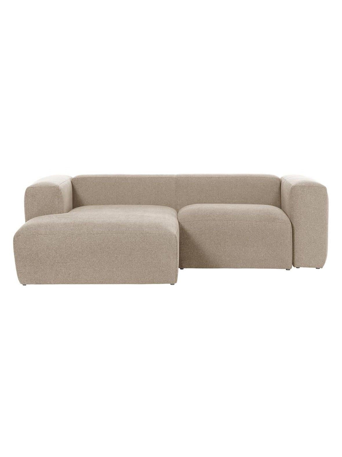 Blok-divaanisohva beige l 240 cm/vasen – Kave Home
